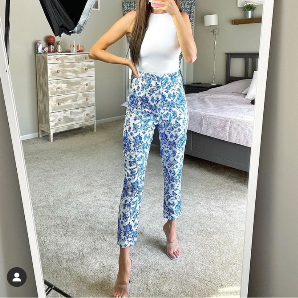 Clear Blue Heels